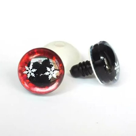 Plastsäkerhetsögon Glitter Crystal Eyes 10 10