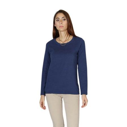 Circolo 1901, T-Shirts Blauw, Dames, Maat:M