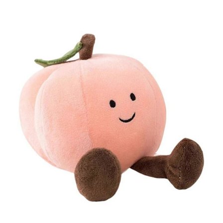 Frugt Plys Legetøj Dejlig Banan Fersken Pære Aubergine Tegneserie Dukke Plysbamser Ornament Blød Frugt Udstoppede Dukke
