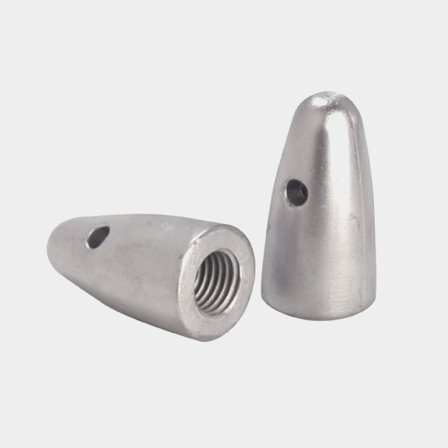 Anod för 40 mm axel, 1", zink