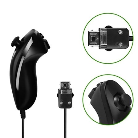 Wired Nunchuck For Nintendo Wii Game Controller
