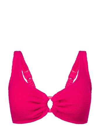 Wavy Bikini Top Pink Dorina