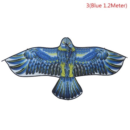 Kids 1,2m Flat Eagle Kite 100M Kite Line Children Flying Bird K