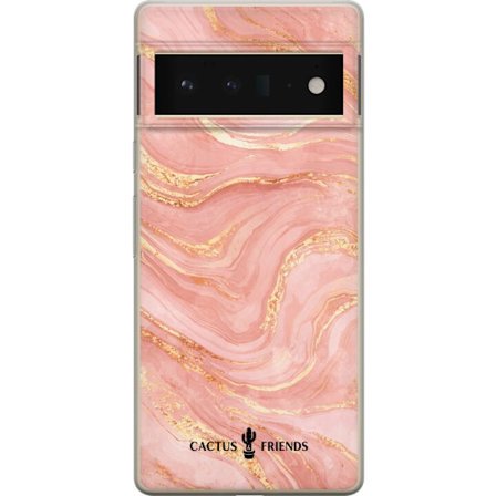 Yhteensopiva Puhelinkuori Google Google Pixel 6 Pro Cactus and Friends – RoseGoldFlow