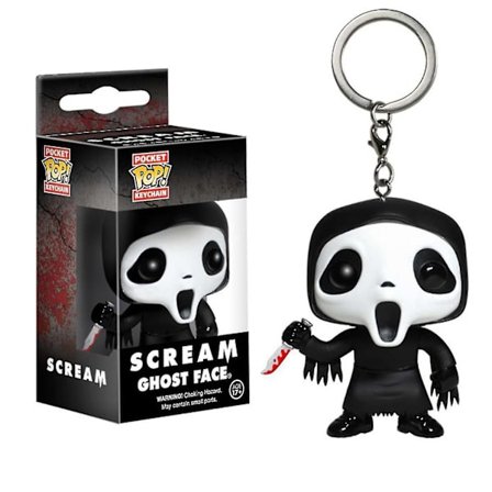 Motorsag Figurleker Nøkkelring Ghostface Vinyl Action Figurer Model Toys Z