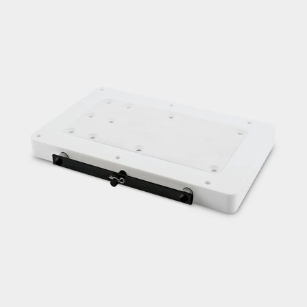 Asennuskiinnike Minn Kota RTA-55, komposiitti, valkoinen, suolavesiperämoottoreille, sopii Quest-sarjaan