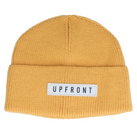 Upfront - Gul cuff Lue - Ocean Knit Beanie Yellow Cuff @ Hatstore