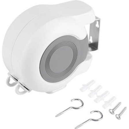 13 m udtrækkelig tørresnor, udendørs tørrestativ med 2 snore til balkon, terrasse - TIP