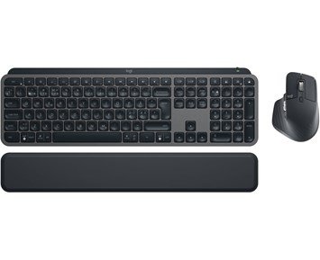 Logitech-MX Keys S Combo - Graphite-Trådløst tastatur og mus for komfortabel jobbing-Computer accessories-Tastaturer