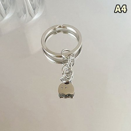 Mote tegneserie Little Ghost Par nøkkelring anheng e nøkkelring