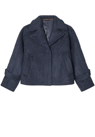 Mads Nørgaard Hairy Wool Wilde Jacket Jackor Dam Blå 40