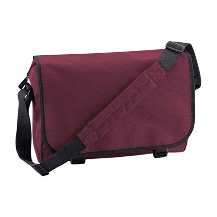 Bagbase Flap Top 11L Messenger Bag One Size Burgundy