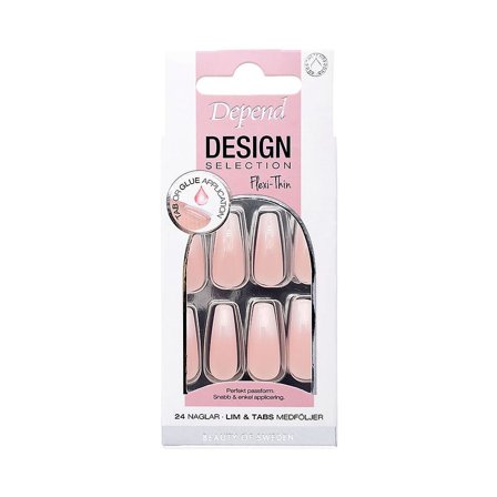 Depend Design Selection French Ombre Coffin Nord, Makeup, Kunstige Negle Og Tilbehør, Kunstige Negle