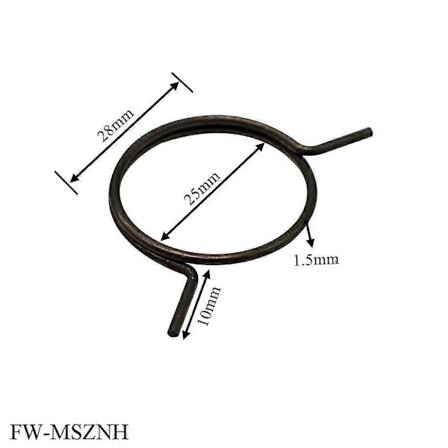 Ovenkahvan vaihto jouset 5KPL Musta Kestävä