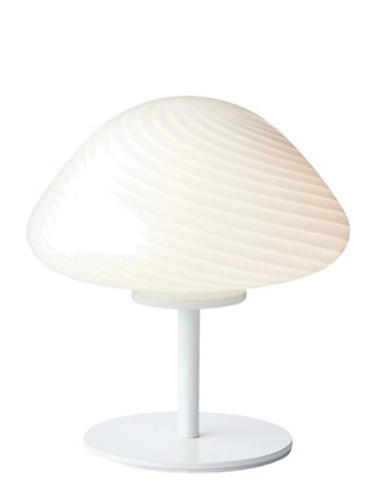 Halo Design | Mini Mush Table Lamp, Glass Head, Metal Base | ONE SIZE