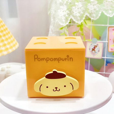 Bordplade Opbevaringsboks Tegneserie Firkantet Form Stabelbare Rodbeholder Bokse til Soveværelse Type4