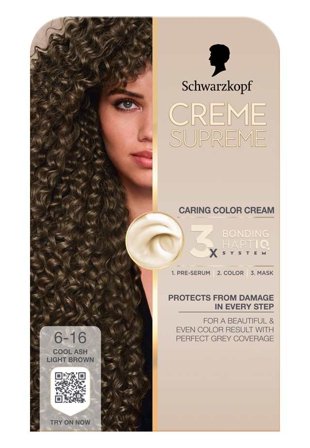 Schwarzkopf Creme Supreme Hårfärg Dam Brun 1 ST