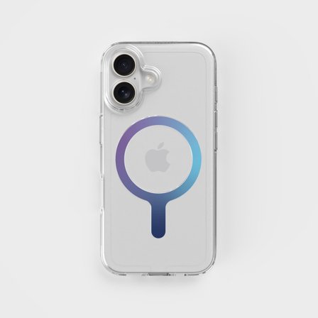 Blueberry - Abnehmbarer MagSafe-Ring & Klares Handyhüllen-Bundle, iPhone 16