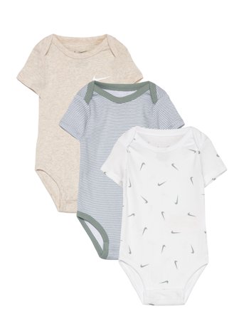Nike 3R-3Pk Bodysuit - Beige - 62-68