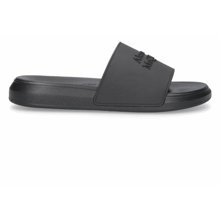 Alexander McQueen, Pool Sliders Czarny, Mężczyzna, Rozmiar: 44 EU