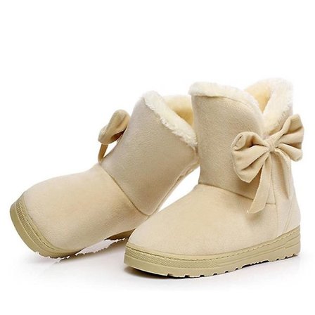 Damstövlar, Vintervärmare plysch Slip On Ankel Boots