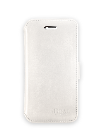 Slim Magnet Wallet iPhone 5/5S/SE WhiteLommebok Deksel