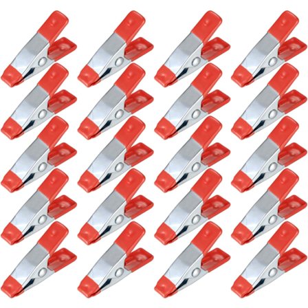 Metalliset jousipidikkeet, mallinnuspihdit, metalliset jousikiinnikkeet, kangas