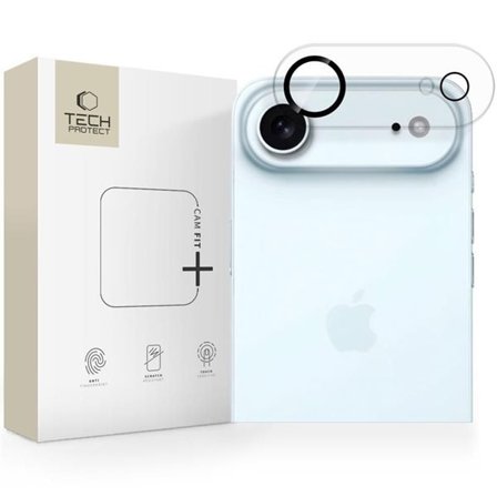 Tech-Protect Cam Fit+ Kameraskydd för iPhone 17 Air - Klar
