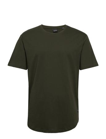 Onsmatt Life Longy Ss Tee T-shirts Short-sleeved Grønn ONLY & SONS