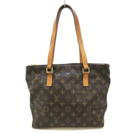 Louis Vuitton Vintage, Pre-owned Cabas Piano Monogram Tote Bag Bruin, Dames, Maat:ONE Size,Canvas