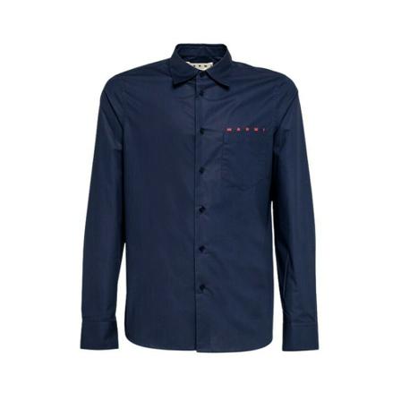 Marni, Shirt Niebieski, Mężczyzna, Rozmiar: M