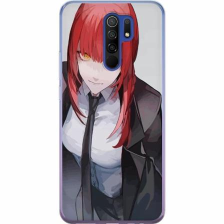 Xiaomi Redmi 9 Genomskinligt Skal Makima Chainsaw Man