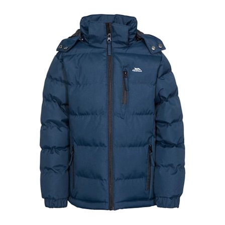 Trespass Boys Figo Puffer Jacket 3-4 år Marinblå
