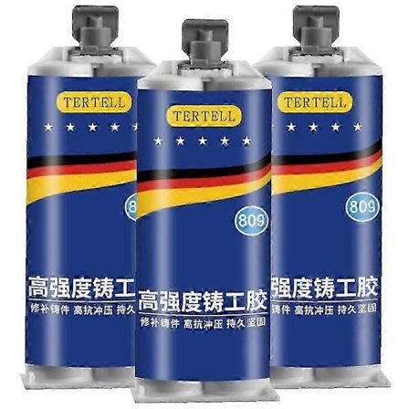 Uusi metalliliima - Hitsausmetallin korjausliima Valurauta Erittäin luja korjausliima Lämmönkestävyys Kylmähitsaus Teollinen korjaus 85g Tw