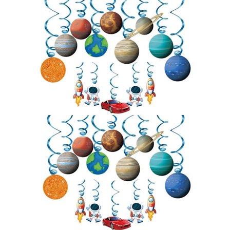 28stk Space Hengende Swirls Dekorasjoner Tak Hengende Swirls.