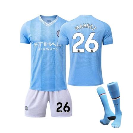 23-24 Manchester City Home MAHREZ #26 Träningströja M