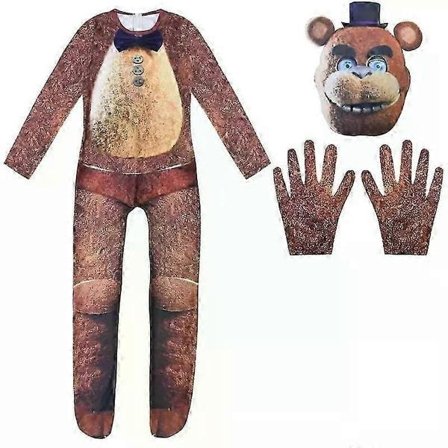 Five Nights At Freddy FNAF -asu Halloween-juhliin, lasten hieno cosplay-asu!ZZ35