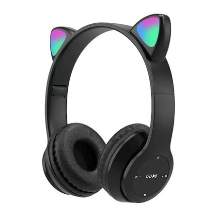 Bluetooth trådløst headset med LED, kompatibelt med Kattöron[HK]