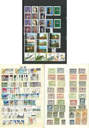 Polen - Dubletsamling i 6 indstiksbøger