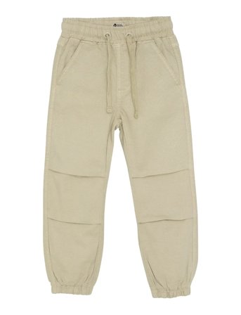 Canvas Parachute Pants Beige Daily 7