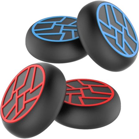 4 Thunder Caps Tillbehör Tumgrepp PS4 PS5 Tillbehör för PS5 Kontroller PS5 Kontroller Spak Joystick Silikon Tips för Xbox Series PS5 PS4 Cont