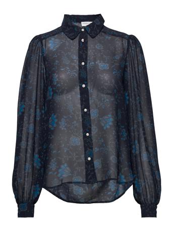 Recycled Polyester Shirt Navy Rosemunde