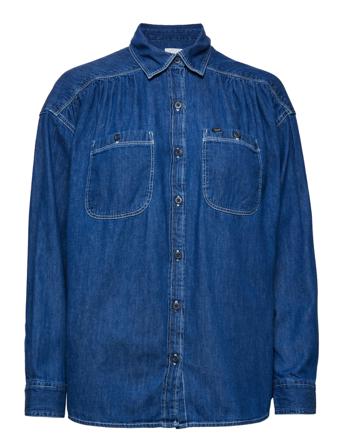 Frontier Shirt Pitkähihainen Paita Sininen Lee Jeans