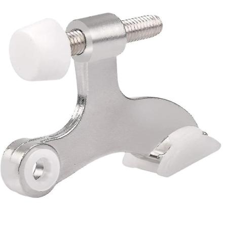 Stærkt vægbeskyttelsesanordning - Dørkarmsmonteret dørstopper (sølv) (1 stk)