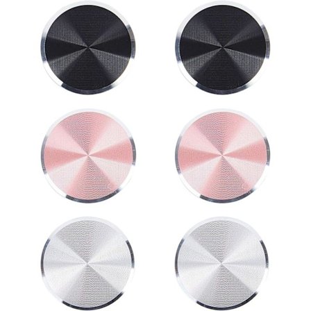 6 stk metallplate telefonklistremerker tynne magneter magnetisk biltelefonmagnet metallplate for magnetisk biltelefonholder magnetisk holder stativ