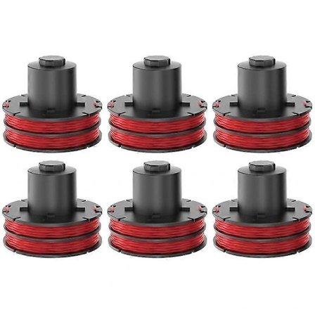 6-pack Ersättningsspolar för AL-KO Grästrimmer Trådspolar 112966