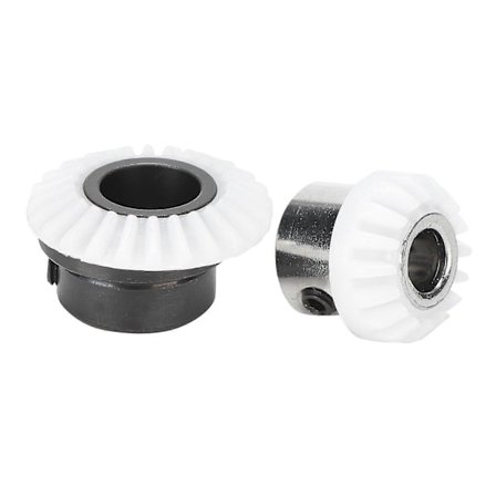 2 kpl Viistohammaspyörä Pinion Muovi Rauta Pystyakseli Kotitalous 974 Ompelukoneen Osat