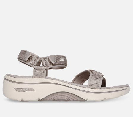Skechers, GO WALK Arch Fit 2.0 Sandal - Exhilarate, 40, Natur, Dame