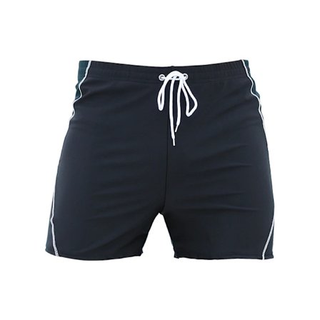 Badbyxor för män Svart Plus Size Lös Boxer