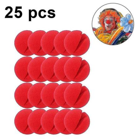 25 kpl Punaista sirkus pelle nenä jouluasu Cosplay Halloween koriste